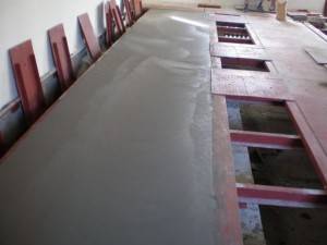 Укладка бетона